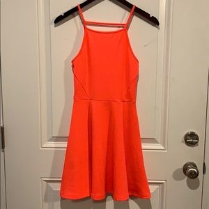 Neon Coral Dress